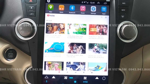Màn hình DVD Android Tesla Toyota Highlander 2007 - 2013